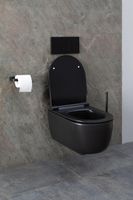 Унитаз Allen Brau Priority 4.31002.31 подвесной Черный матовый без сиденья — фото 32, Подвесные унитазы