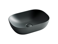 Раковина-чаша Ceramicanova Element 45 CN6009MDH Темный антрацит матовый — фото 1, Раковины накладные