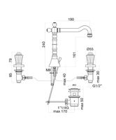 Товар: Смеситель для раковины Fiore VENERE SKY (SWAROVSKI®) , хром/золото арт-13CO0637 - фото 2 Смеситель для раковины Fiore VENERE SKY (SWAROVSKI®) , хром/золото арт-13CO0637 — фото 2, Смесители для раковины