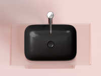 Раковина-чаша Ceramicanova Element 50 CN6055MB Черная матовая — фото 22, Раковины накладные