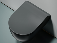 Унитаз Ceramicanova Modena Rimless CN6063MDH подвесной Темный антрацит матовый с сиденьем Микролифт — фото 18, Подвесные унитазы