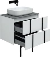 Тумба под раковину Allen Brau Reality 70 1.32004.WM подвесная Белая матовая — фото 26, Тумбы под раковину