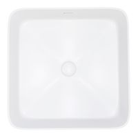 Раковина чаша Terminus Ватикан , белый арт-05RN37x37x13W — фото 3, Раковины накладные