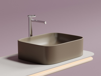 Раковина-чаша Ceramicanova Element 51 CN6052MC Капучино матовая — фото 14, Раковины накладные