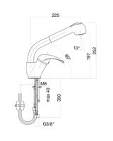 Смеситель для кухни Fiore NEXUS , хром арт-43CR4395 — фото 2, Смесители для кухни