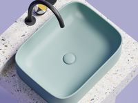 Раковина-чаша Ceramicanova Element 51 CN6052MLG Зеленая матовая — фото 9, Раковины накладные