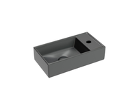 Раковина Ceramicanova Element 41 L CN6051LMDH Темный антрацит матовый — фото 1, Мини-раковины