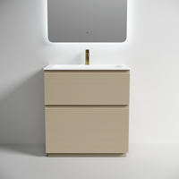 Тумба напольная SANCOS Folk Floor 790х445х850, c двумя ящиками оснащенными доводчиками, Капучино, арт.FL80FCP — фото 3, Комоды и тумбы для ванной комнаты