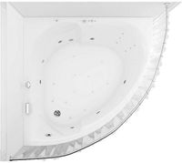 Карниз для ванны Aquanet Santiago полукруглый 160х160 00169481 — фото 5, Карнизы для ванной