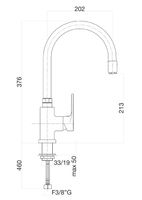 Товар: Смеситель для кухни Fiore KYMA , хром арт-75CR5480 - фото 2 Смеситель для кухни Fiore KYMA , хром арт-75CR5480 — фото 2, Смесители для кухни