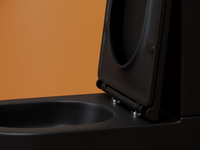 Напольный пристенный унитаз Metropol смыв Торнадо черный матовый CN4001TMB — фото 9, Напольные унитазы