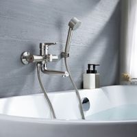 Смеситель для ванны G.Lauf NUD3-A045KH, сатин — фото 3, Смеситель для ванны