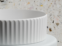 Раковина-чаша Ceramicanova Element 36 CN6057MW Белая матовая — фото 3, Раковины накладные