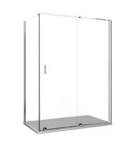 Душевой уголок Ceruttispa Premiata-8 120x90 профиль Хром стекло прозрачное — фото 7, Прямоугольные душевые уголки