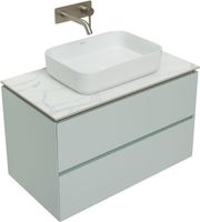 Тумба под раковину Allen Brau Infinity 85 1.21001.PWM подвесная Папирус матовый — фото 16, Тумбы под раковину