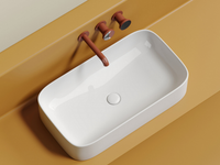 Раковина-чаша Ceramicanova Element 71 CN6054 Белая глянцевая — фото 4, Раковины накладные