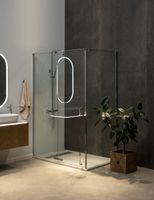 Душевой уголок Allen Brau Fantasy 140x90 3.11004-00 профиль Хром стекло прозрачное — фото 26, Прямоугольные душевые уголки