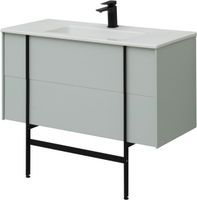 Тумба под раковину Allen Brau Reality 100 1.32007.PWM подвесная Папирус матовый — фото 48, Тумбы под раковину