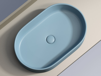 Раковина-чаша Ceramicanova Element 61 CN6048ML Голубая матовая — фото 14, Раковины накладные