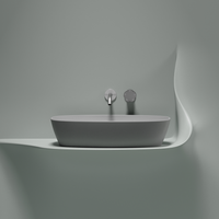 Раковина-чаша Ceramicanova Element 60 CN6049MSG Серая матовая — фото 10, Раковины накладные