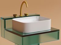 Раковина-чаша Ceramicanova Element 51 CN6052MW Белая матовая — фото 15, Раковины накладные