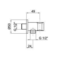 Товар: Шланговое подключение Webert AC0478560, черный - фото 2 Шланговое подключение Webert AC0478560, черный — фото 2, Шланговые подключения
