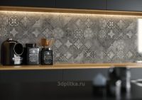 Cerrad Softcement  Graphite Poler Flower арт-5903313317481 — фото 3, Декор