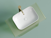 Раковина-чаша Ceramicanova Element 50 CN6055MW Белая матовая — фото 5, Раковины накладные