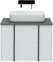 Тумба под раковину Allen Brau Reality 70 1.32004.WM подвесная Белая матовая — фото 15, Тумбы под раковину