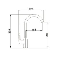 Смеситель для кухни Haiba , белый арт-HB40830-8 — фото 2, Смесители для кухни