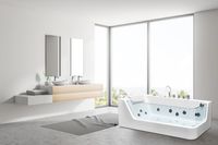 Акриловая ванна Ceruttispa 170x80 L C-494-17L 9947 с гидромассажем — фото 1, Акриловые ванны