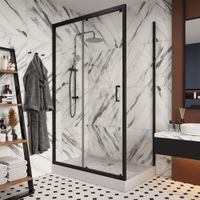 Товар: Душевой уголок Ceruttispa Gloria 120x80 B профиль Черный стекло прозрачное - фото 5 Душевой уголок Ceruttispa Gloria 120x80 B профиль Черный стекло прозрачное — фото 5, Прямоугольные душевые уголки