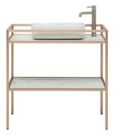 Товар: Консоль под раковину Allen Brau Liberty 90 1.33004.60 Медь браш - фото 3 Консоль под раковину Allen Brau Liberty 90 1.33004.60 Медь браш — фото 3, Консоли для раковины