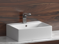 Раковина Ceramicanova Element 50 CN6040 Белая — фото 5, Раковины накладные