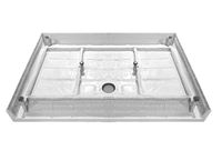 Душевой поддон из АБС-пластика Ceruttispa QR121 120х80 7748 Белый — фото 4, Душевые поддоны АБС-пластик