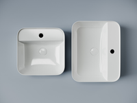 Раковина Ceramicanova Element 39 Белая арт-CN5014 — фото 8, Раковины накладные