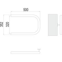 Товар: Полотенцесушитель водяной Terminus П-образный (1") БШ 32х50 4620768881435 - фото 2 Полотенцесушитель водяной Terminus П-образный (1") БШ 32х50 4620768881435 — фото 2, Водяные полотенцесушители