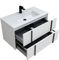 Товар: Тумба под раковину Allen Brau Reality 90 1.32006.WM подвесная Белая матовая - фото 11 Тумба под раковину Allen Brau Reality 90 1.32006.WM подвесная Белая матовая — фото 11, Тумбы под раковину