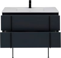 Тумба под раковину Allen Brau Reality 100 1.32007.AM подвесная Антрацит матовый — фото 23, Тумбы под раковину