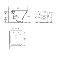 Товар: Унитаз Ceruttispa Vettore F CT7841 приставной с сиденьем Микролифт - фото 17 Унитаз Ceruttispa Vettore F CT7841 приставной с сиденьем Микролифт — фото 17, Приставные унитазы