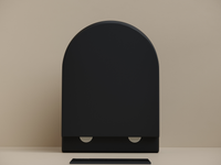 Унитаз Ceramicanova UP Rimless CN4007MB подвесной Черный матовый с сиденьем Микролифт — фото 11, Подвесные унитазы