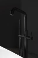 Смеситель для ванны Allen Brau Priority 5.31008-31 Черный матовый — фото 18, Смесители напольные