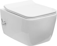 Унитаз биде Allen Brau Liberty 2 4.33009.20 подвесной Белый без сиденья — фото 56, Подвесные унитазы