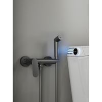 Гигиенический душ со смесителем Splenka , графит арт-S41.51.09 — фото 3, Гигиенические души