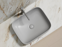 Раковина-чаша Ceramicanova Element 51 CN6052MSG Серая матовая — фото 6, Раковины накладные