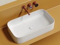 Раковина-чаша Ceramicanova Element 71 CN6054 Белая глянцевая — фото 5, Раковины накладные