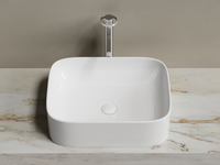 Раковина-чаша Ceramicanova Element 51 Белая глянцевая арт-CN6052 — фото 2, Раковины накладные