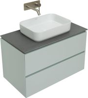 Тумба под раковину Allen Brau Infinity 85 1.21001.PWM подвесная Папирус матовый — фото 11, Тумбы под раковину