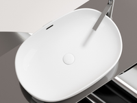 Раковина-чаша Ceramicanova Element 61 CN6064 Белая — фото 8, Раковины накладные