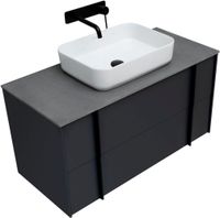 Тумба под раковину Allen Brau Reality 100 1.32007.AM подвесная Антрацит матовый — фото 50, Тумбы под раковину